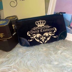 Vintage Juicy Couture Zip-top Velour Purse